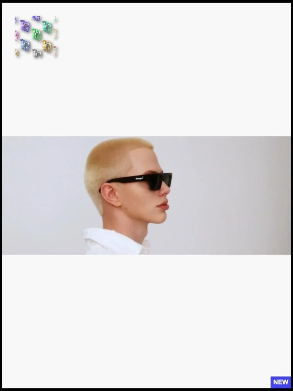 Retro Square Acetate Sunglasses UV Protection Trendy Unisex Stylish Frame